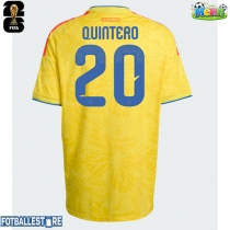 Colombia Juan Fernando Quintero #20 Hjemmedrakt VM 2026 Kortermet
